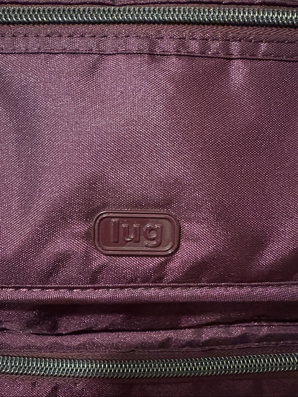 Lug Via Travel Tote with Multiple Zippered Front Pockets. Dual tote/backpack - Picture 2 of 8